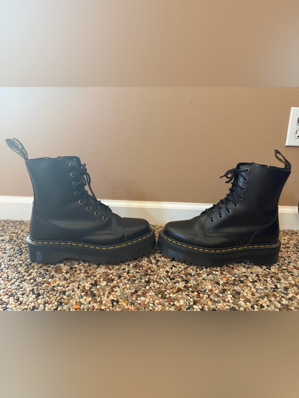 Dr. Martens Jadon Boot Smooth Leather Platforms
